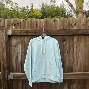 Nike Men's Teal Hoodie